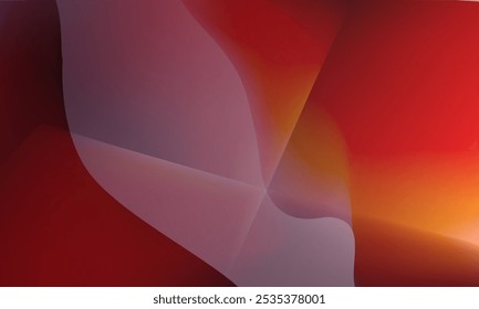 Diseño de fondo de Vector geométrico de gradiente abstracto de luz roja. Plantilla para Web, cartel, Anuncio y Fondo de pantalla.