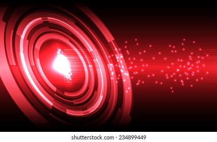 red Light Abstract Technology background for computer graphic website and internet.