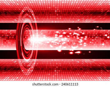 red Light Abstract Technology background for computer graphic website and internet