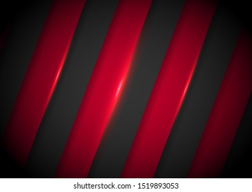 Red light arrow black with wavy mesh background Cover layout template
