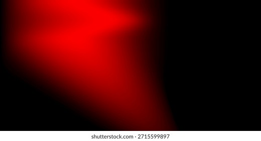 haz de luz roja en la parte superior con un fondo oscuro. luz de haz borrosa roja sobre fondo oscuro. rojo abstracto, negro, explosión, nube, anochecer, entorno,