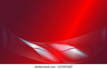 red light effect and white wave background