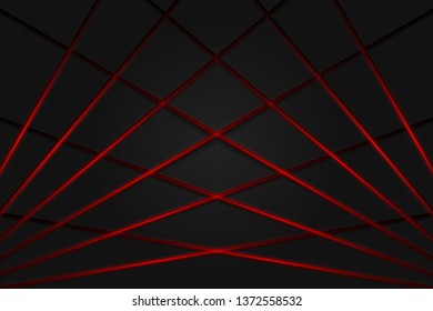 Red light line shadow dark grey background