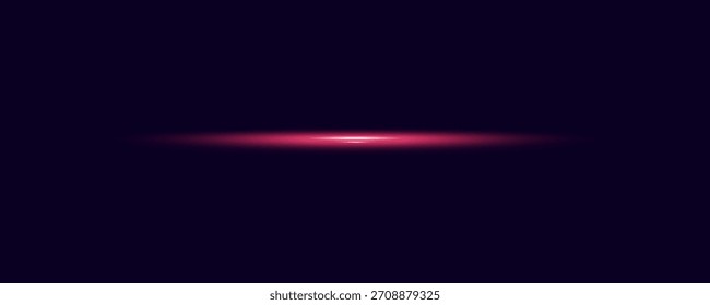 Líneas de luz roja, destello de haz Horizontal.


