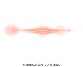 Láser de líneas de luz roja con rayas Horizontales brillantes. Vector, PNG.