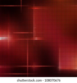 Red light mosaic background in vector