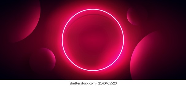 Fondo del anillo de la luz roja