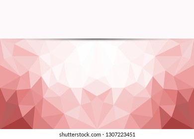 Red Light Polygonal Mosaic Background for Business Design Template