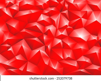 Red Light Polygonal Mosaic Background, Geometric abstract low-poly paper background.Vector illustration, Business Design Templates