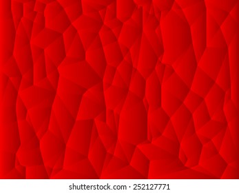 Red light polygonal style abstract geometric triangular vector illustration graphic background
