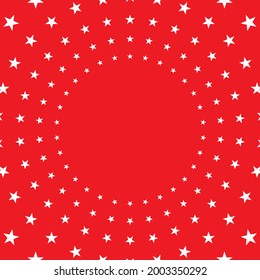 Red Light rays frame made with stars. Shine burst background. radiant spark, fireworks. Vector illustration. Sun beam ray sunburst background. 