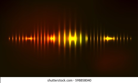 Red light sound wave