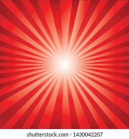 Red light spread in a beautiful retro style. For background, banner, card or text-vector