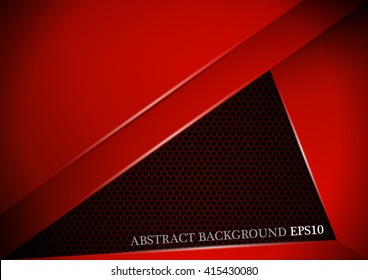Red line angle modern overlap layer on net background 