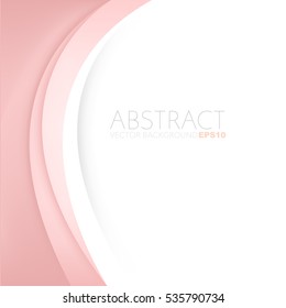 Red line background green curve line element vector paper overlap background with white space for text design , vector