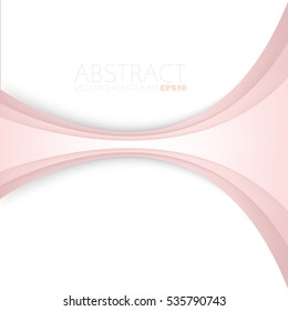 Red line background green curve line element vector paper overlap background with white space for text design , vector