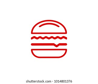 red line burger logo