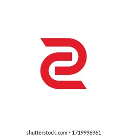 red line creative abstract logo template