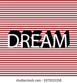 red line dream art vector 