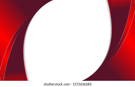 Red Line Frame White Background Stock Vector (Royalty Free) 1572636583 ...