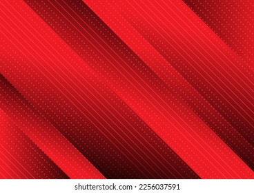 Fondo fuerte de la plantilla de diseño moderno de gradiente de línea roja. ilustración vectorial. Diseño abstracto.