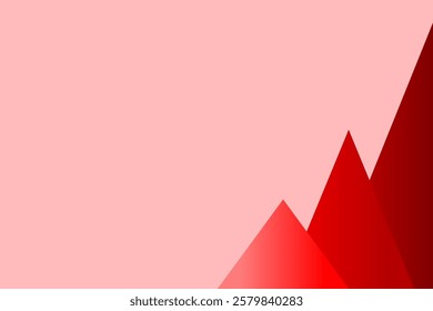 Red Line Gradient Template Background Design