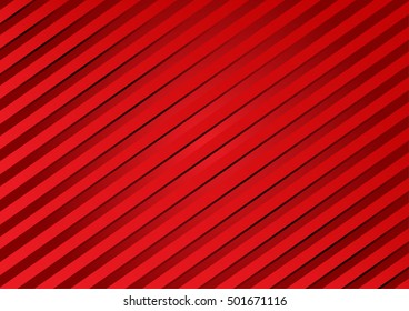 red line on red background, vector, illustration, copy space for text, valentine day, cover paper, landscape, paper cut and origami style