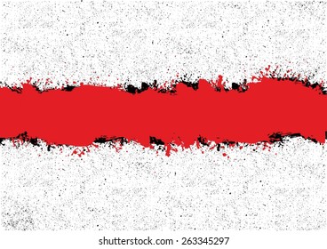 Red Line On Red Textured Background