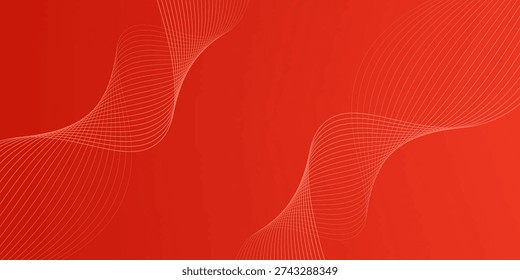 Red Line shape Background Abstract EPS Vector