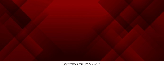 Red line with white architecture futuristic background minimal concept vector illustration subtle design.