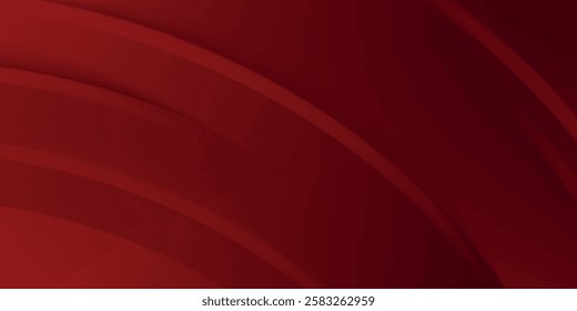 Red line with white architecture futuristic background minimal concept vector illustration