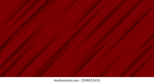 Red line with white architecture futuristic background minimal concept vector illustration subtle design.