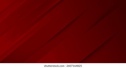 Red line with white architecture futuristic background minimal concept vector illustration subtle design.
