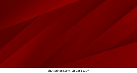 Red line with white architecture futuristic background minimal concept vector illustration subtle design.
