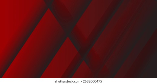 Red line with white architecture futuristic background minimal concept vector illustration subtle design.