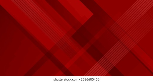 Red line with white architecture futuristic background minimal concept vector illustration subtle design. eps 10