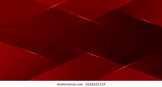 Red line with white architecture futuristic background minimal concept vector illustration subtle design.