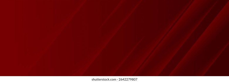 Red line with white architecture futuristic background minimal concept vector illustration subtle design.