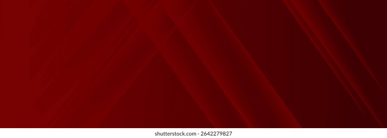 Red line with white architecture futuristic background minimal concept vector illustration subtle design.