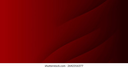 Red line with white architecture futuristic background minimal concept vector illustration subtle design.