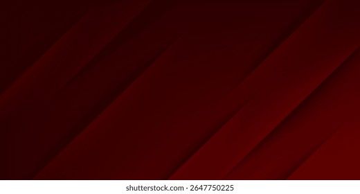 Red line with white architecture futuristic background minimal concept vector illustration subtle design.
