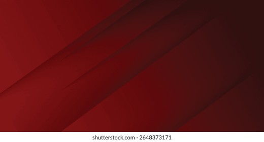 Red line with white architecture futuristic background minimal concept vector illustration subtle design. modern design abstract background