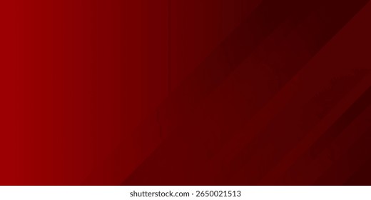 Red line with white architecture futuristic background minimal concept vector illustration subtle design.