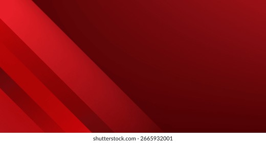 Red line with white architecture futuristic background minimal concept vector illustration subtle design.