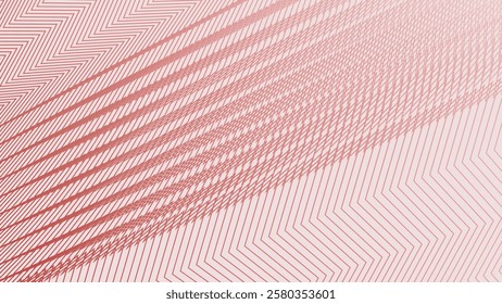 Red line zig zag pattern background for fabric style or presentation