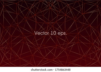 
Red lines with a gradient. Low polygon design. Vector illustration Style design for website, print or business presentation project.