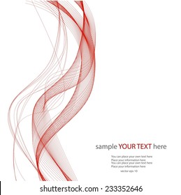 Red lines on wait background