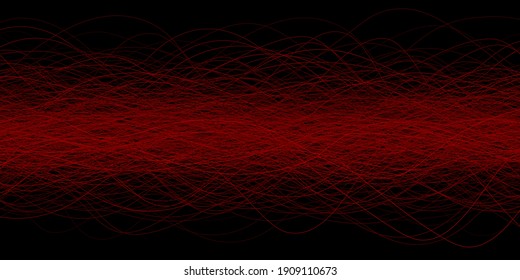 Red lines and thread background. Tangled chaotic pattern. Red lines texture.