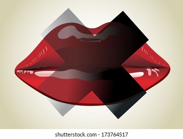 red lips ban