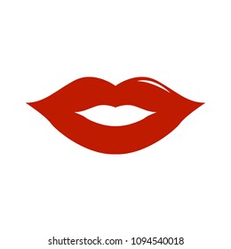 Red lips icon